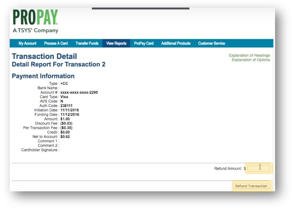 GoHerbalife - Void/Refund Customer Transactions on ProPay